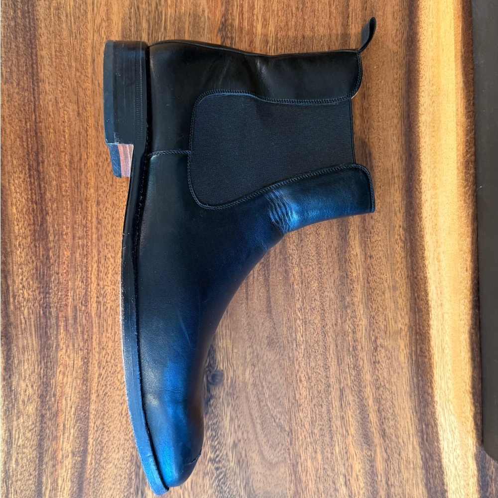 Beckett Siminon - Black Leather Bolton Chelsea Boots - US Mens 11 - Picture 10 of 14